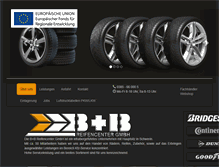 Tablet Screenshot of bb-reifencenter.de